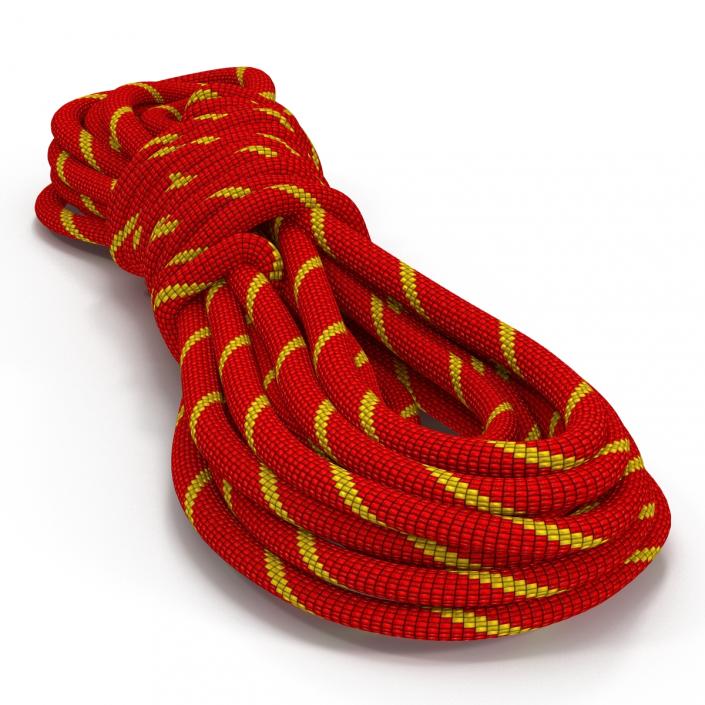 Rock Climbing Rope Red 3D