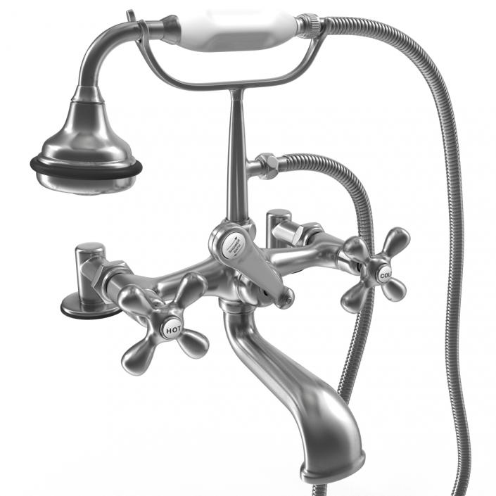3D model Classic Bath Shower Mixer