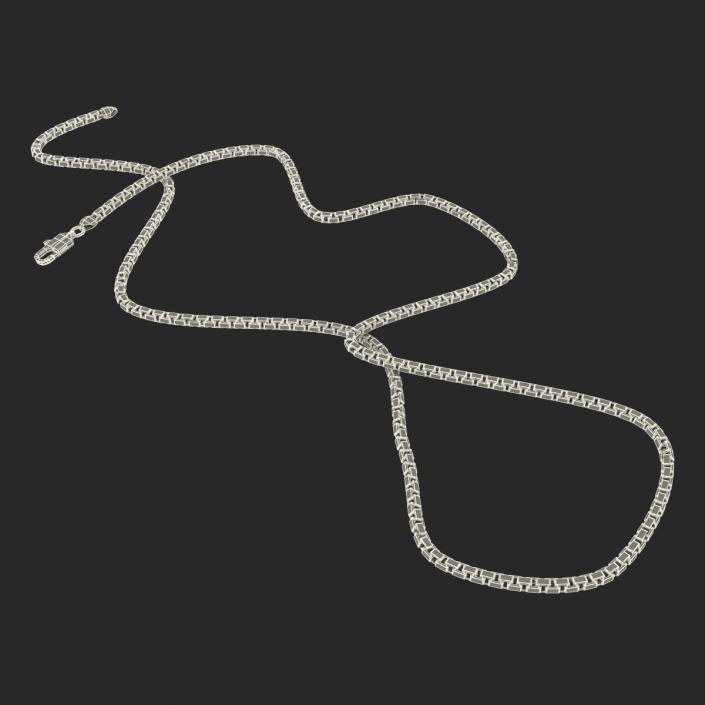 Rigged Gold Chain 3D