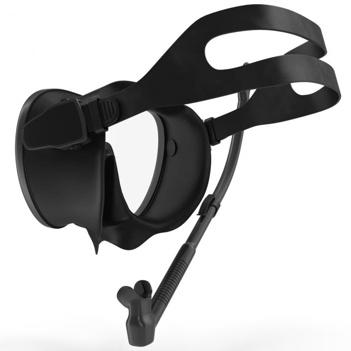 Scuba Mask and Snorkel 3D