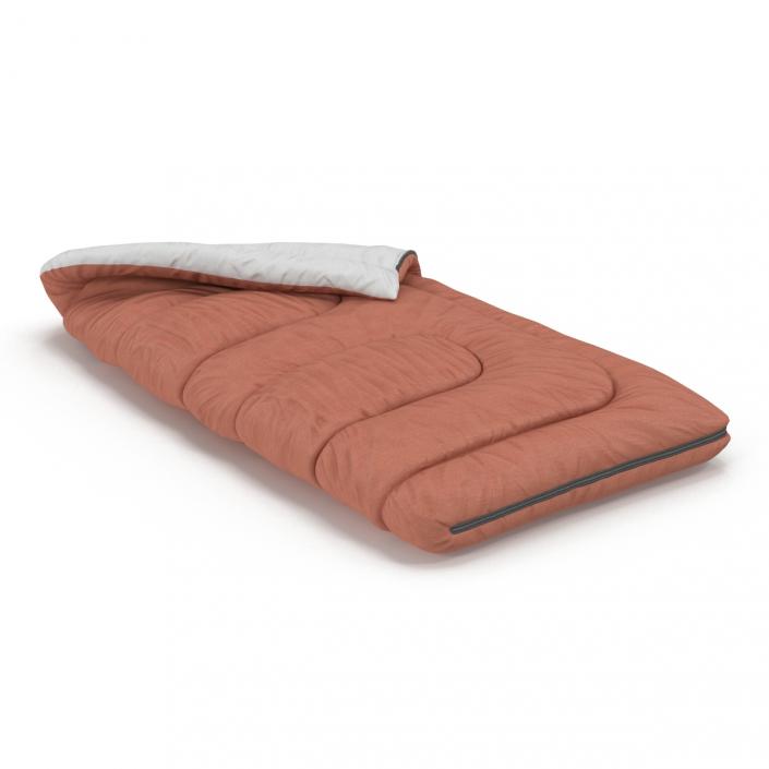 3D Sleeping Bag Brown model