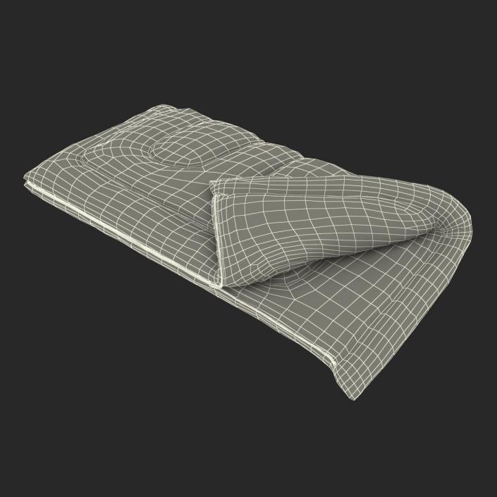3D Sleeping Bag Green model