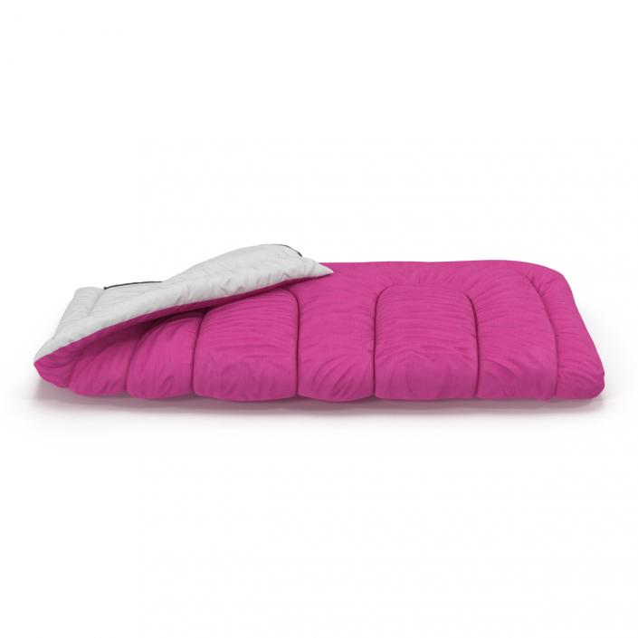 Sleeping Bag Pink 3D