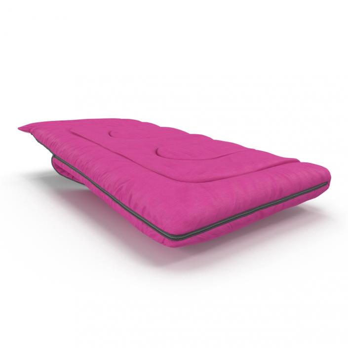 Sleeping Bag Pink 3D