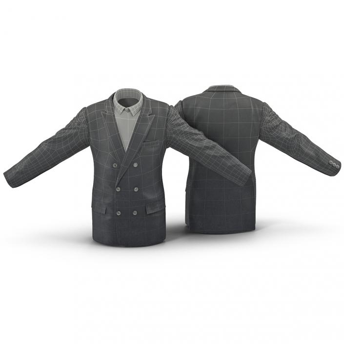 3D Mens Suit Jacket 5 model