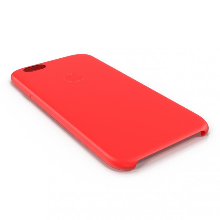 3D iPhone 6 Plus Silicone Case Red