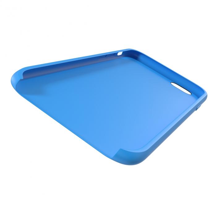 iPhone 6 Plus Silicone Case Blue 3D