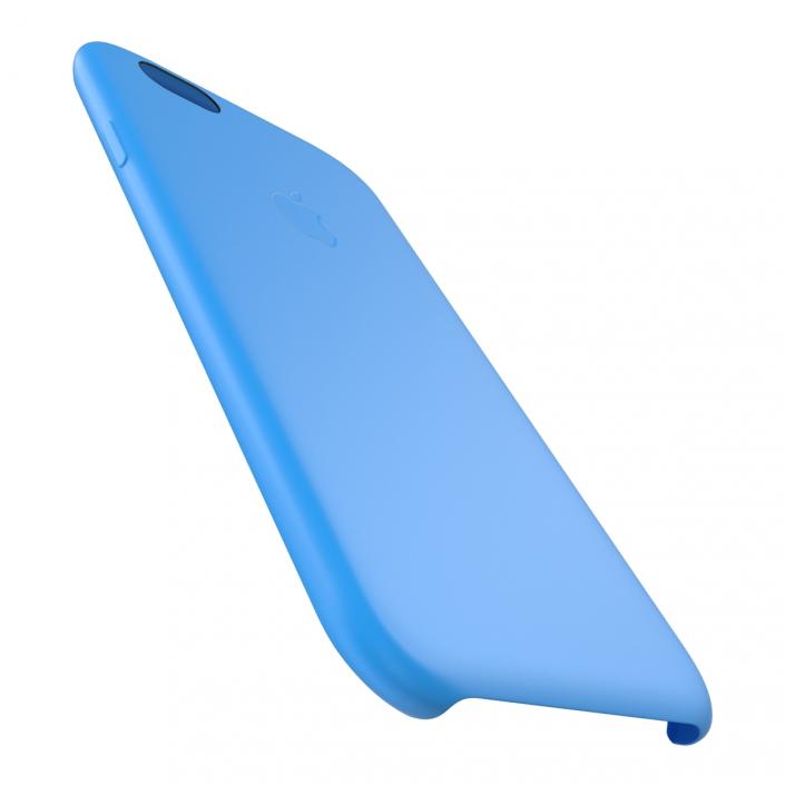 iPhone 6 Silicone Case Blue 3D