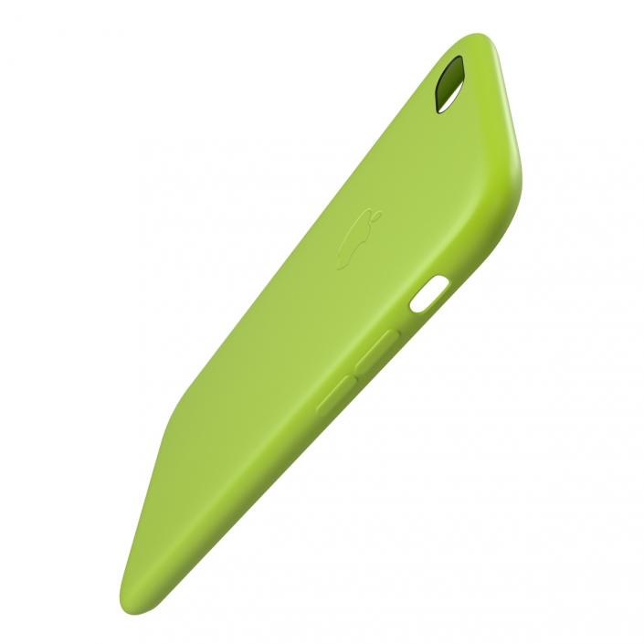 3D iPhone 6 Silicone Case Green model