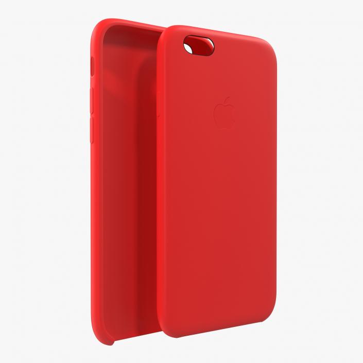 3D iPhone 6 Silicone Case Red