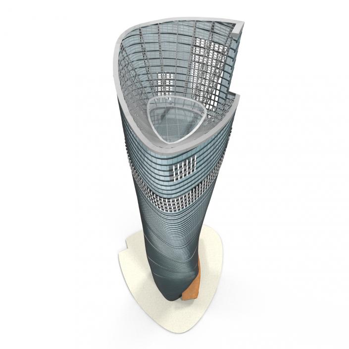3D model Shanghai Tower China