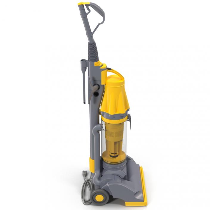 3D model Stand Up Vacuum Cleaner Yellow