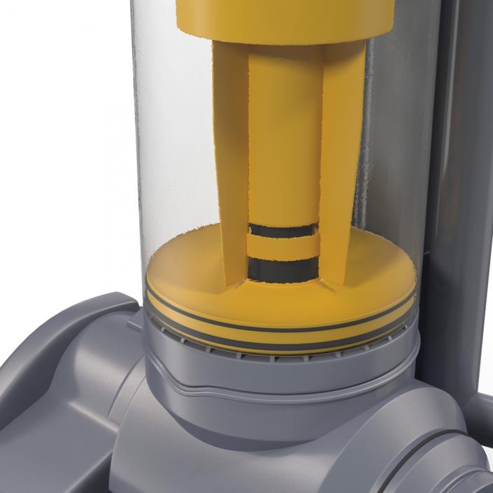 3D model Stand Up Vacuum Cleaner Yellow