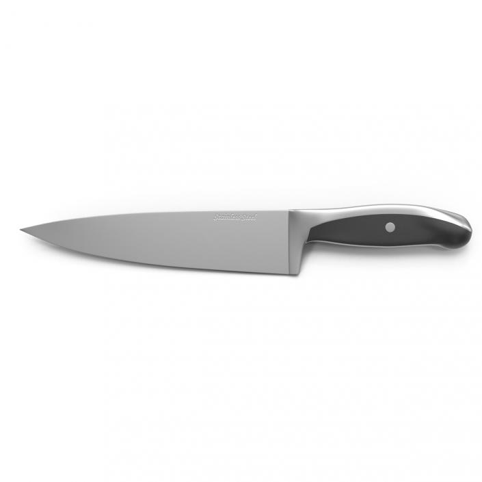 Chefs Knife 10 inch 3D model