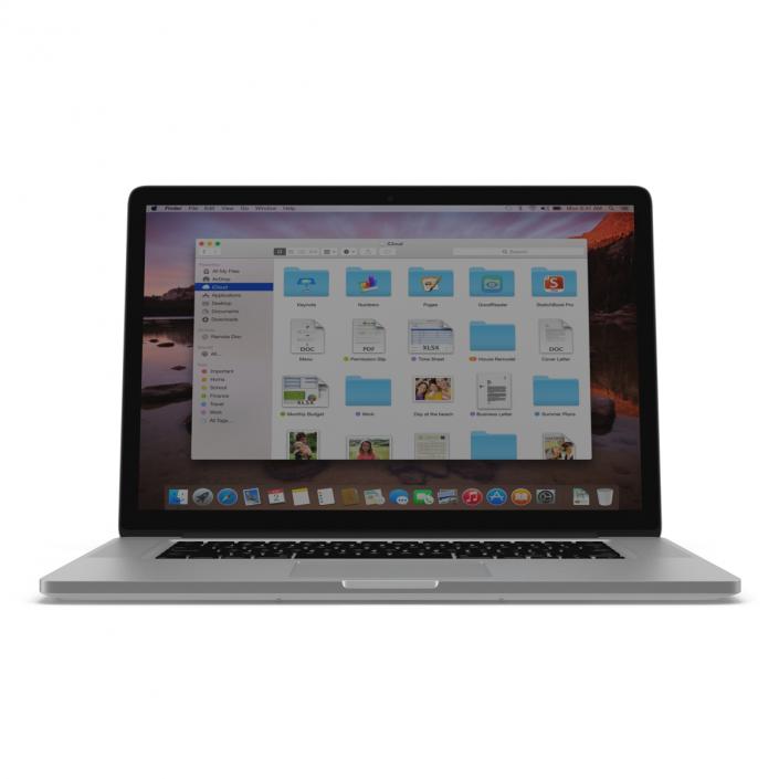 MacBook Pro with Retina display 15 inch 3D model