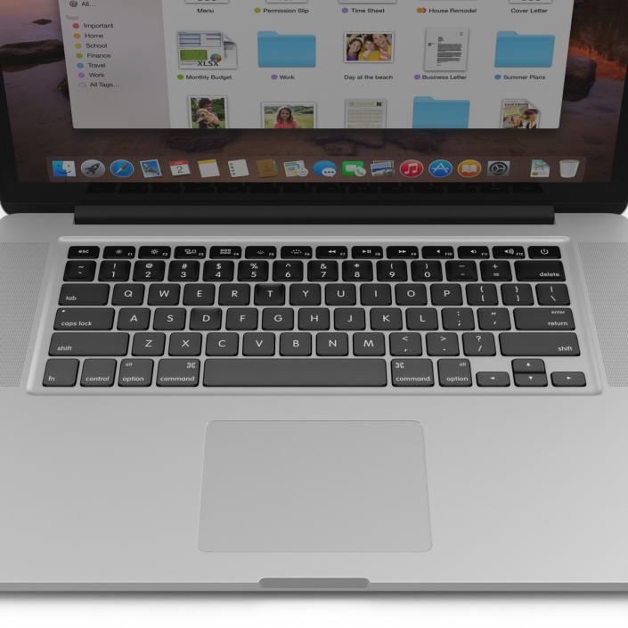 MacBook Pro with Retina display 15 inch 3D model