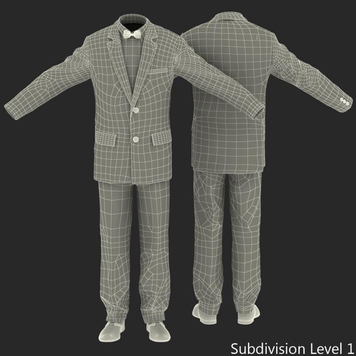 3D Formal Classic Men Suit model
