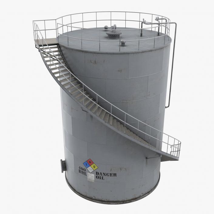 3D model Oil Storage Tanks Collection 2