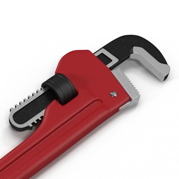 Pipe Wrench 10 inch 3D model