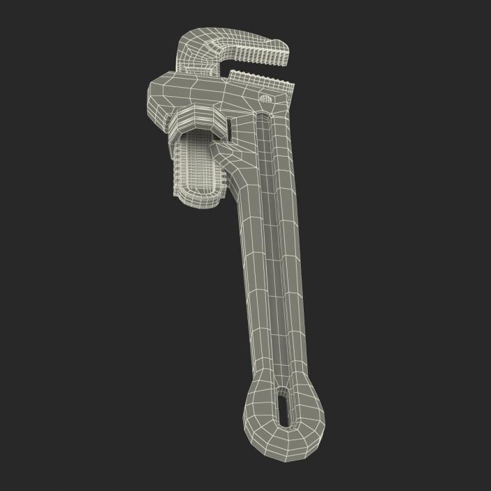 Pipe Wrench 10 inch 3D model