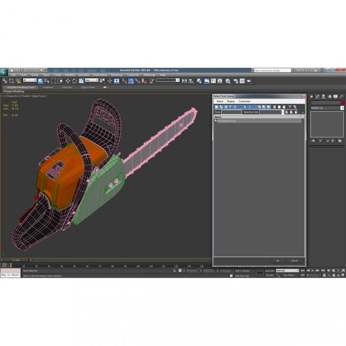 3D model Chainsaw