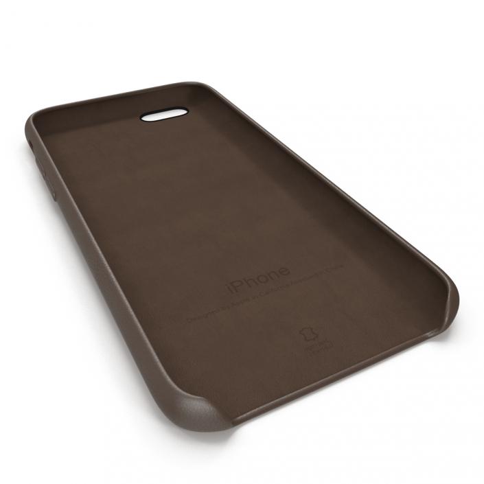 iPhone 6 Leather Case Brown 3D
