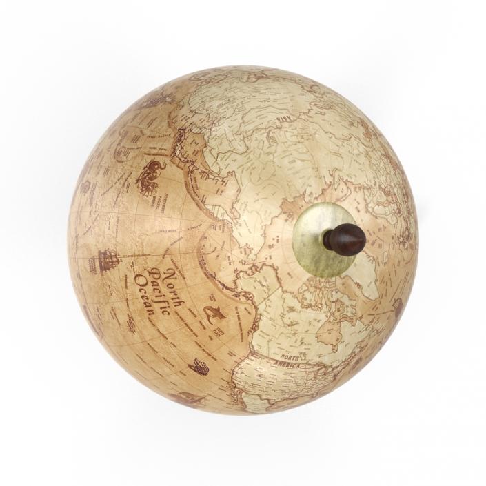 3D Antique Globe model