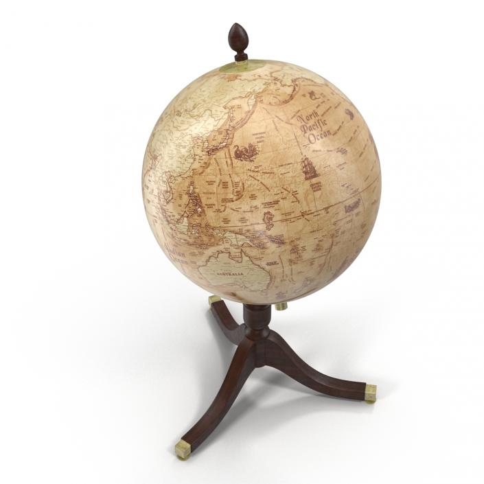 3D Antique Globe model