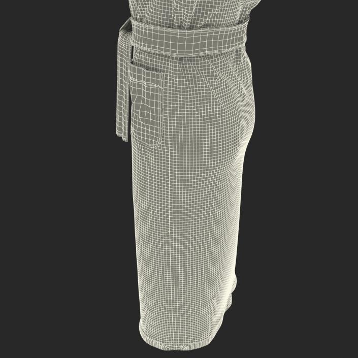 3D model Bathrobe T-Pose