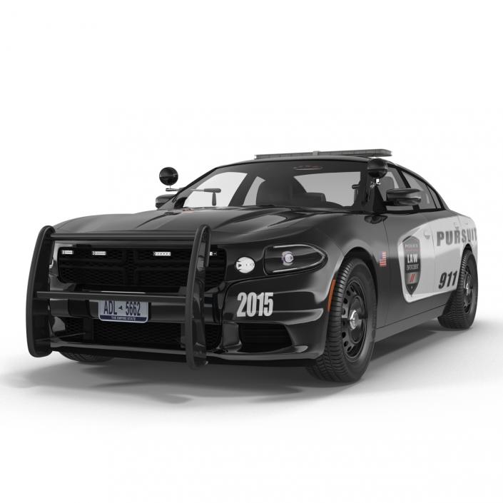 3D Generic Police Car model