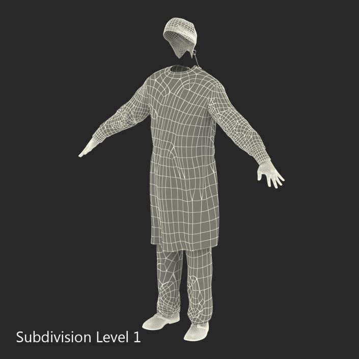 3D model Surgeon Dress 3