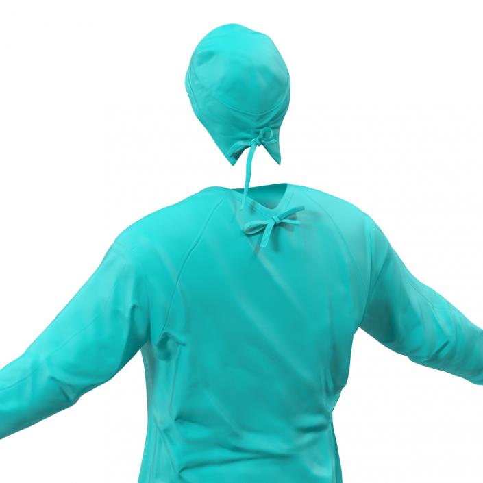 3D model Surgeon Dress 4