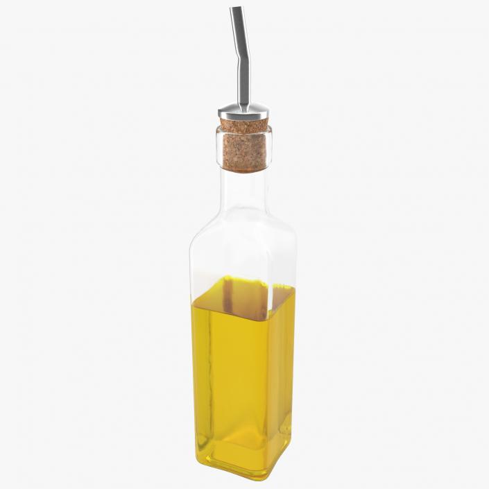 3D Olive Oil Bottle