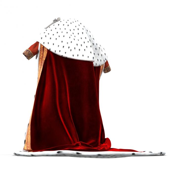 3D model Royal King Costume 2