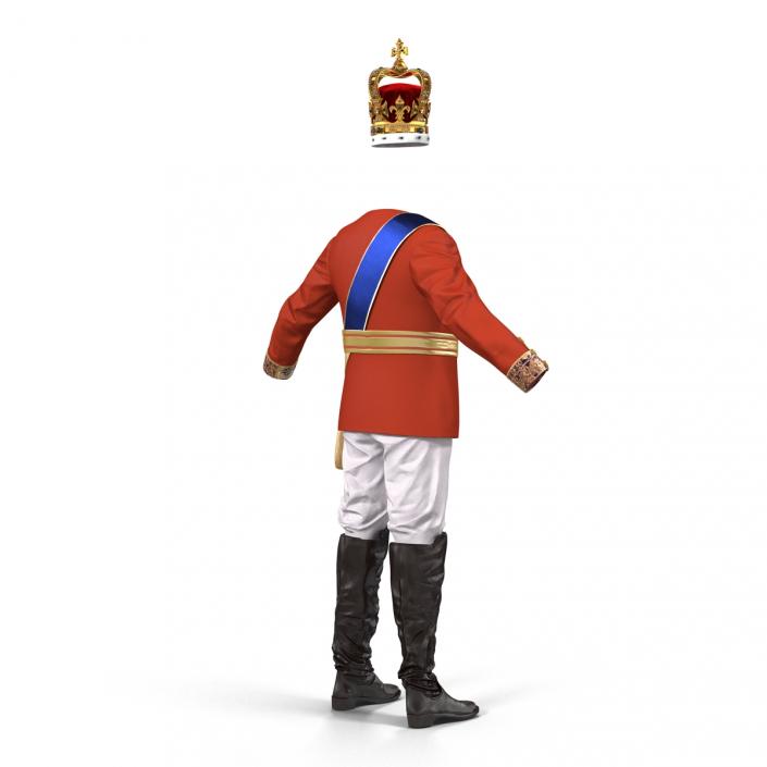 3D model Royal King Costume 3