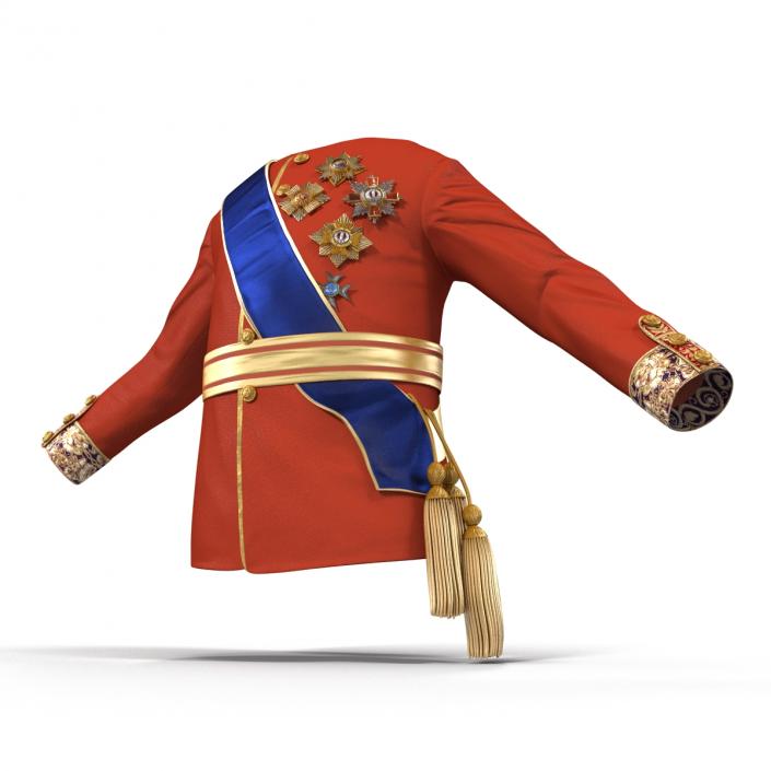 3D model Royal King Costume 5