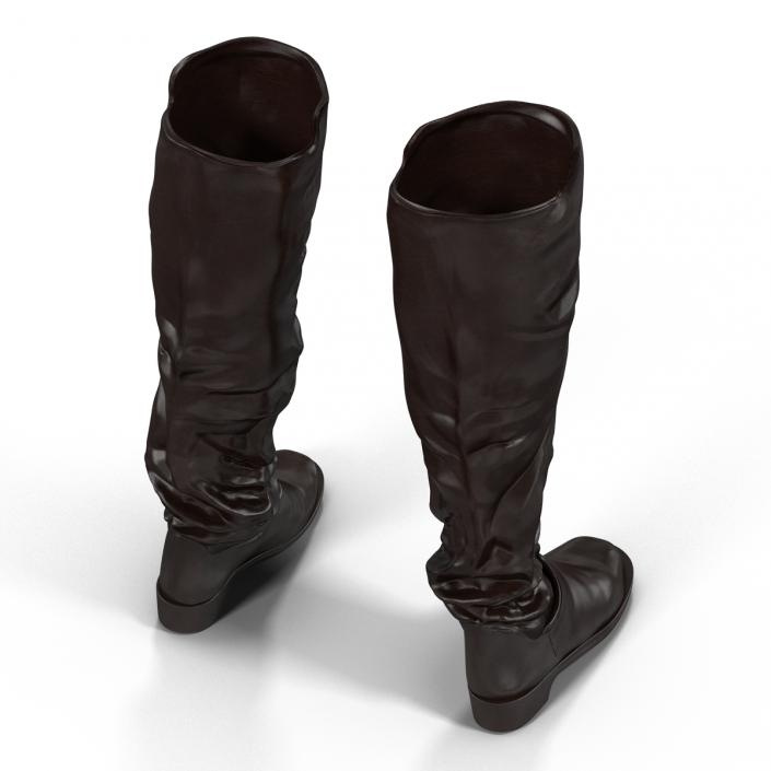 Medieval Leather Boots 3D
