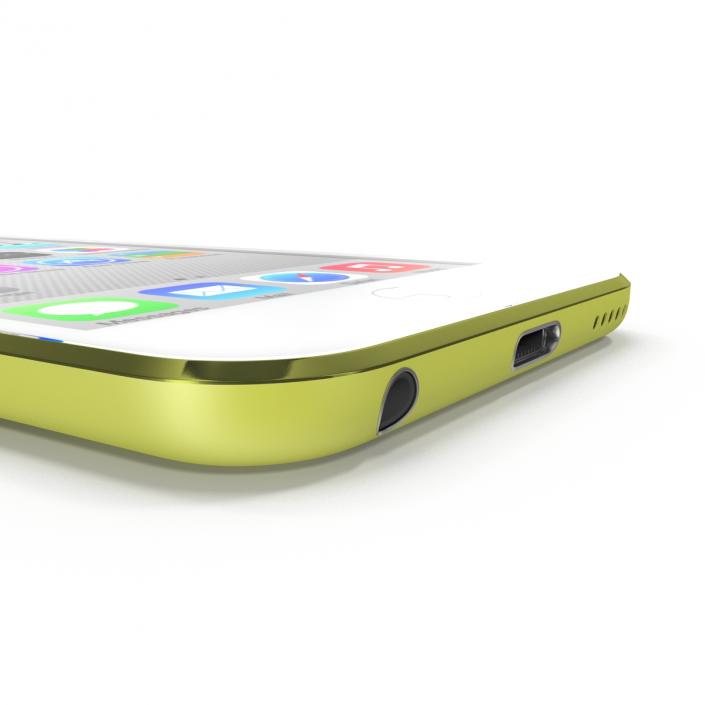 iPod Touch Yellow 3D