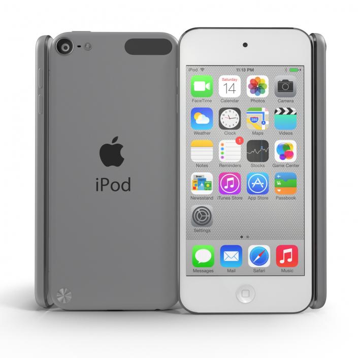 iPod Touch Silver 3D