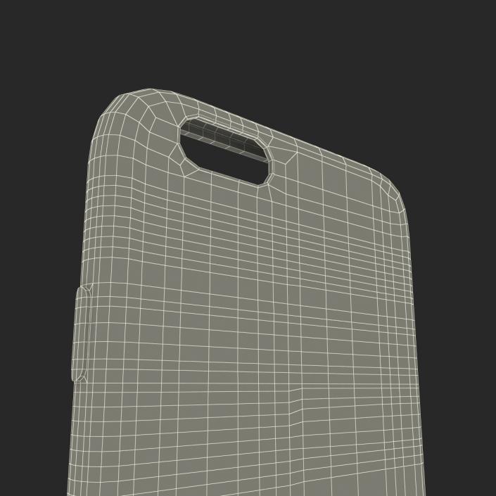 3D iPhone 6 Plus Leather Case Grey