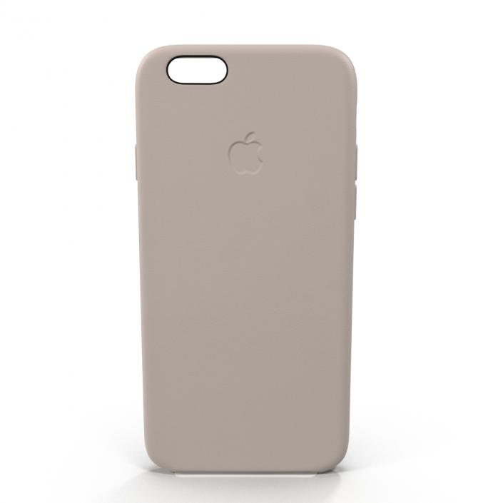 3D iPhone 6 Plus Leather Case Pink