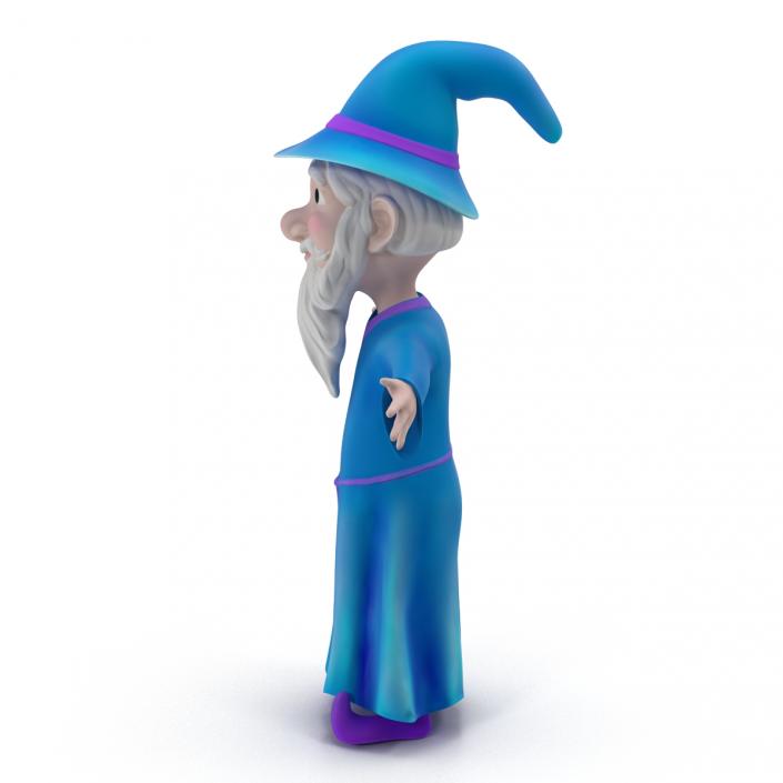 3D Cartoon Wizard Rigged