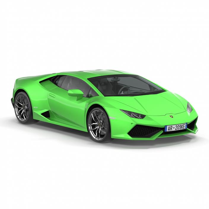 3D Lamborghini Huracan Rigged