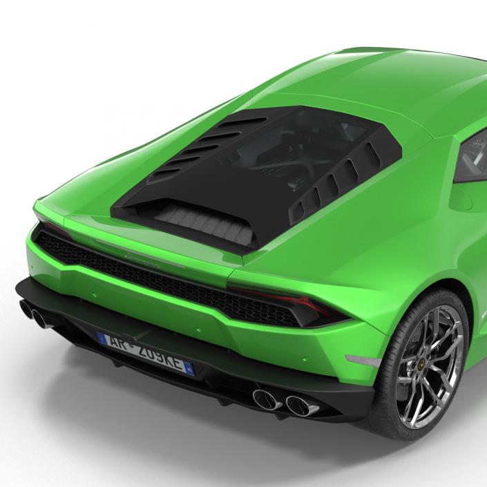 3D Lamborghini Huracan Rigged