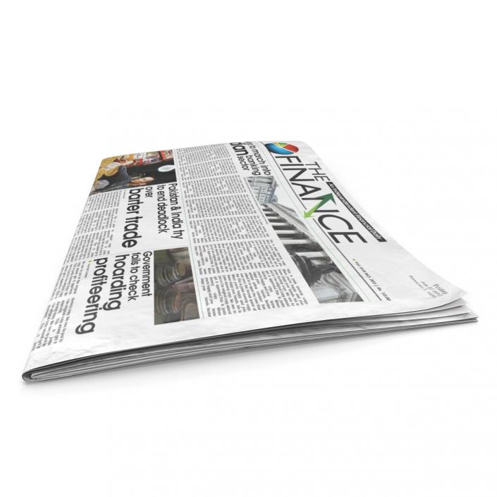 Newspaper 3D model