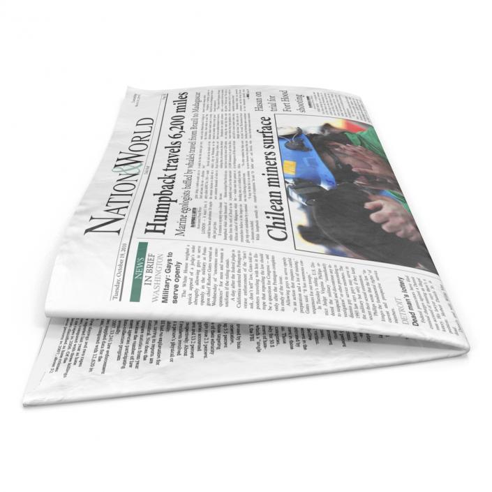 3D model Newspapers