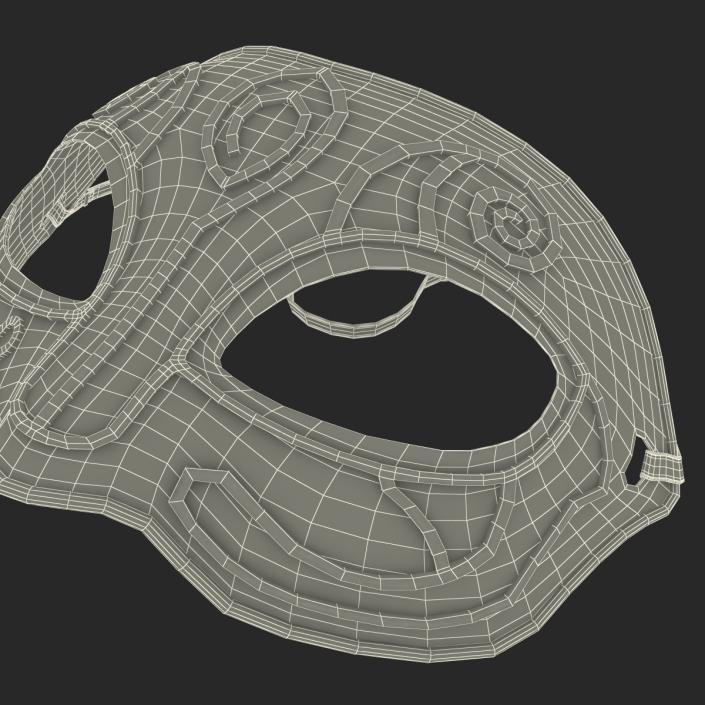 Masquerade Mask Red 3D model