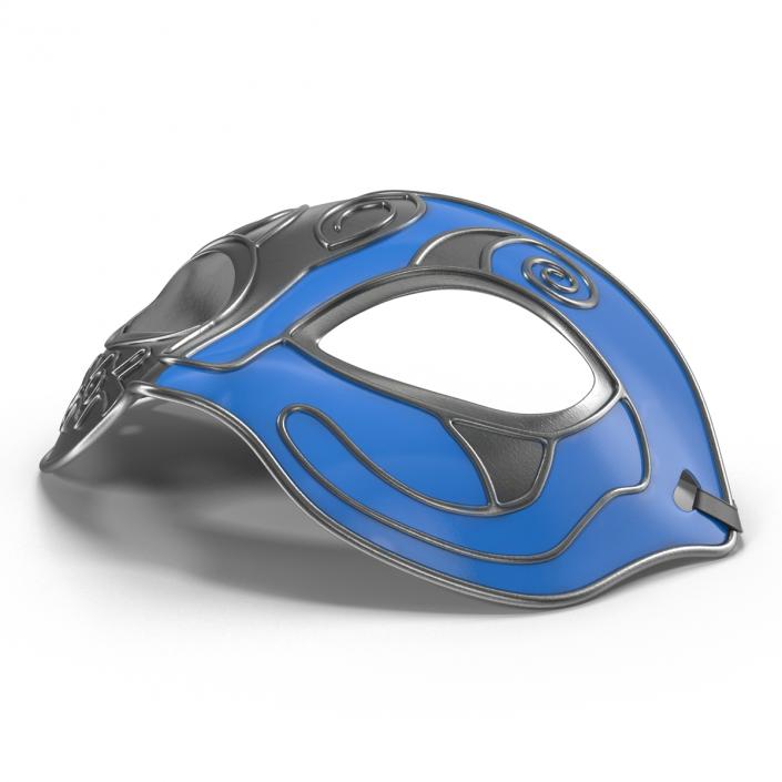 3D model Masquerade Mask Blue