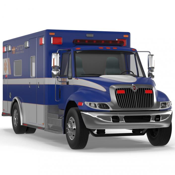 International Durastar Ambulance 3 3D model