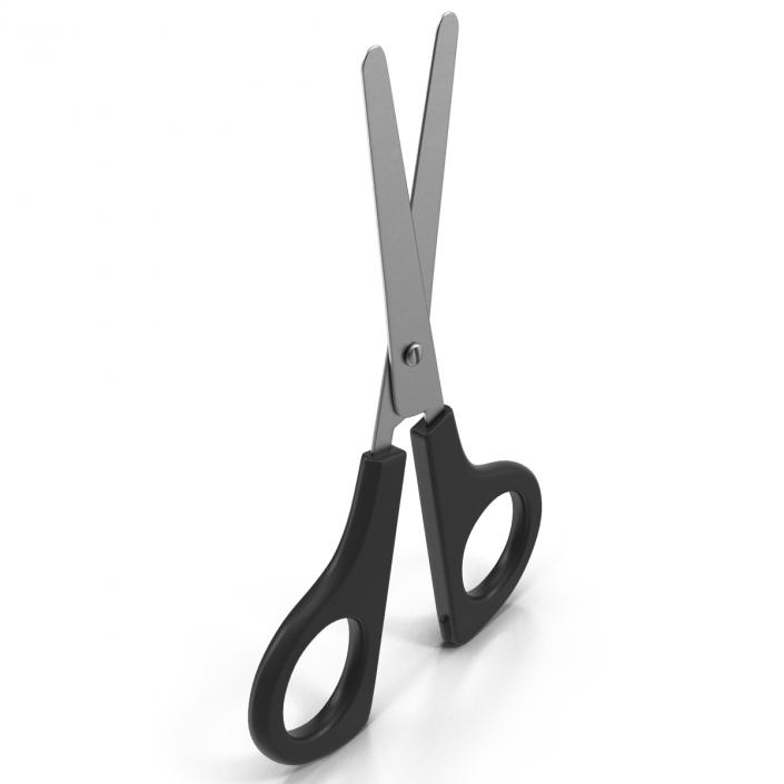 3D Scissors 2 Black